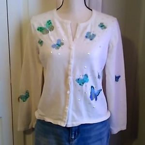 Adorable Vtg. 90's Button Up Sweater